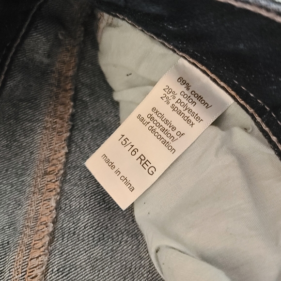 Maurices Women's Size 15/16 Denim Flex Mid Rise Flare Jeans 32.5" Inseam - Picture 5 of 7